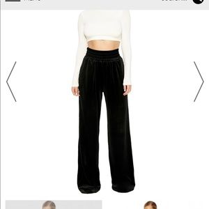 naked wardrobe Pants - Black velvet Joggers naked wardrobe Pants - Black velvet Joggers
